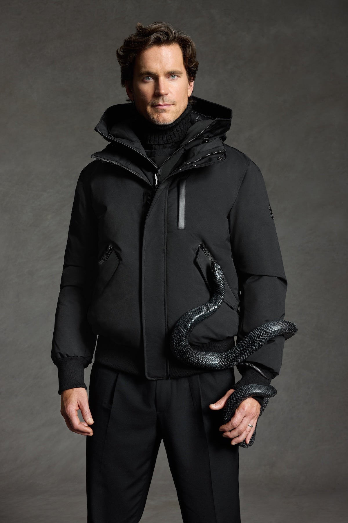DIXON-NFR 2-in-1 Down bomber jacket with hooded bib for Men