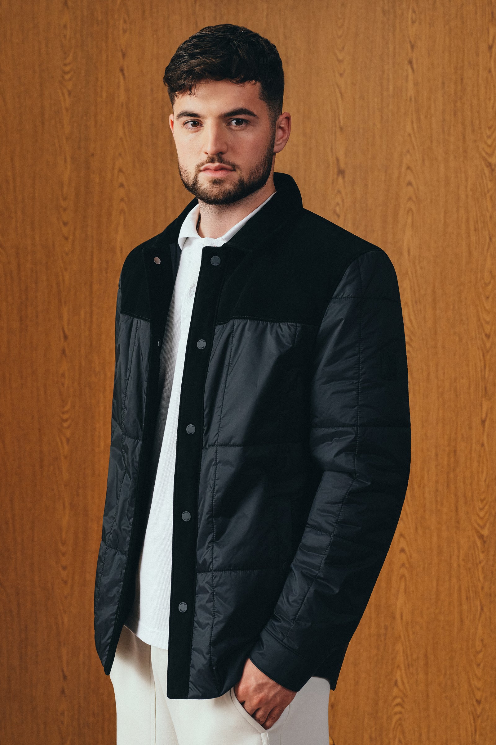 HENRIK Suede Shirt Jacket for Men | Mackage® EU