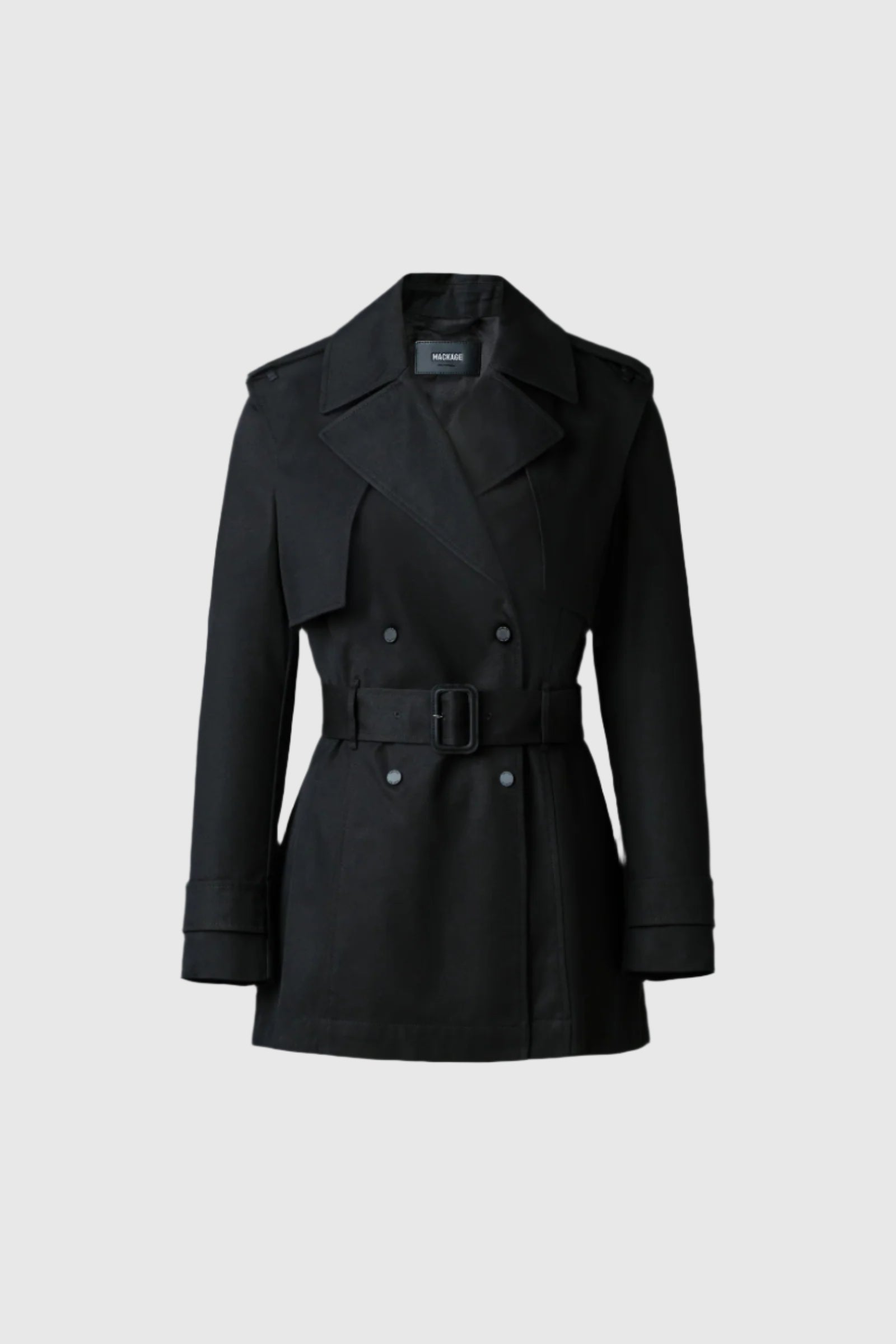 Adva, Mid-Length buckled belt trench Mackage® EU