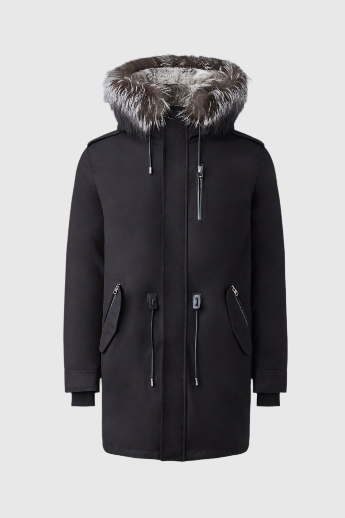 MORITZ-X Fur-lined twill parka - removable fur for Men | Mackage® EU