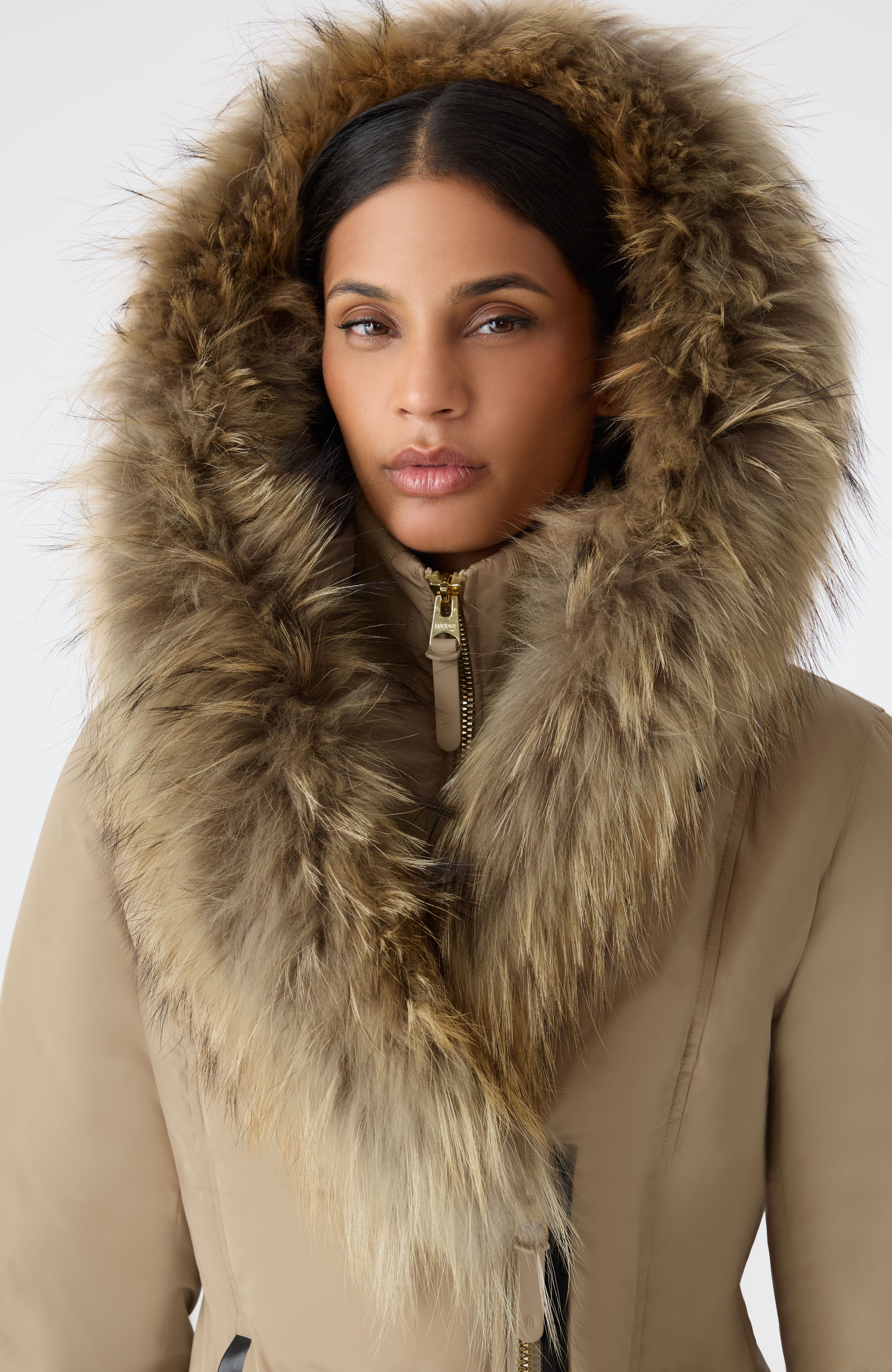 ADALI-F Down coat with fur for Women | Mackage® EU