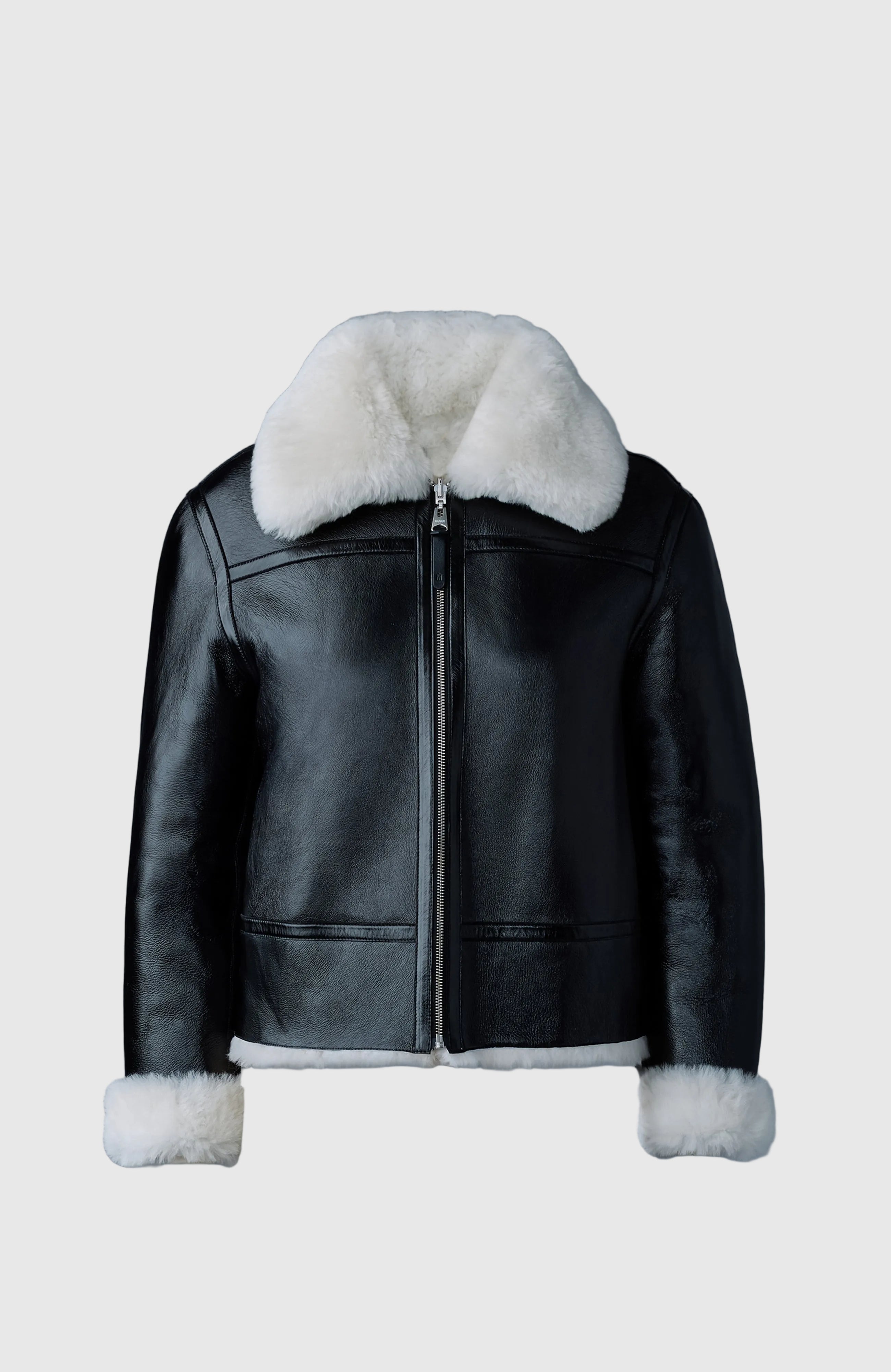 BETTY 2-in-1 reversible leather shearling jacket | Mackage® EU