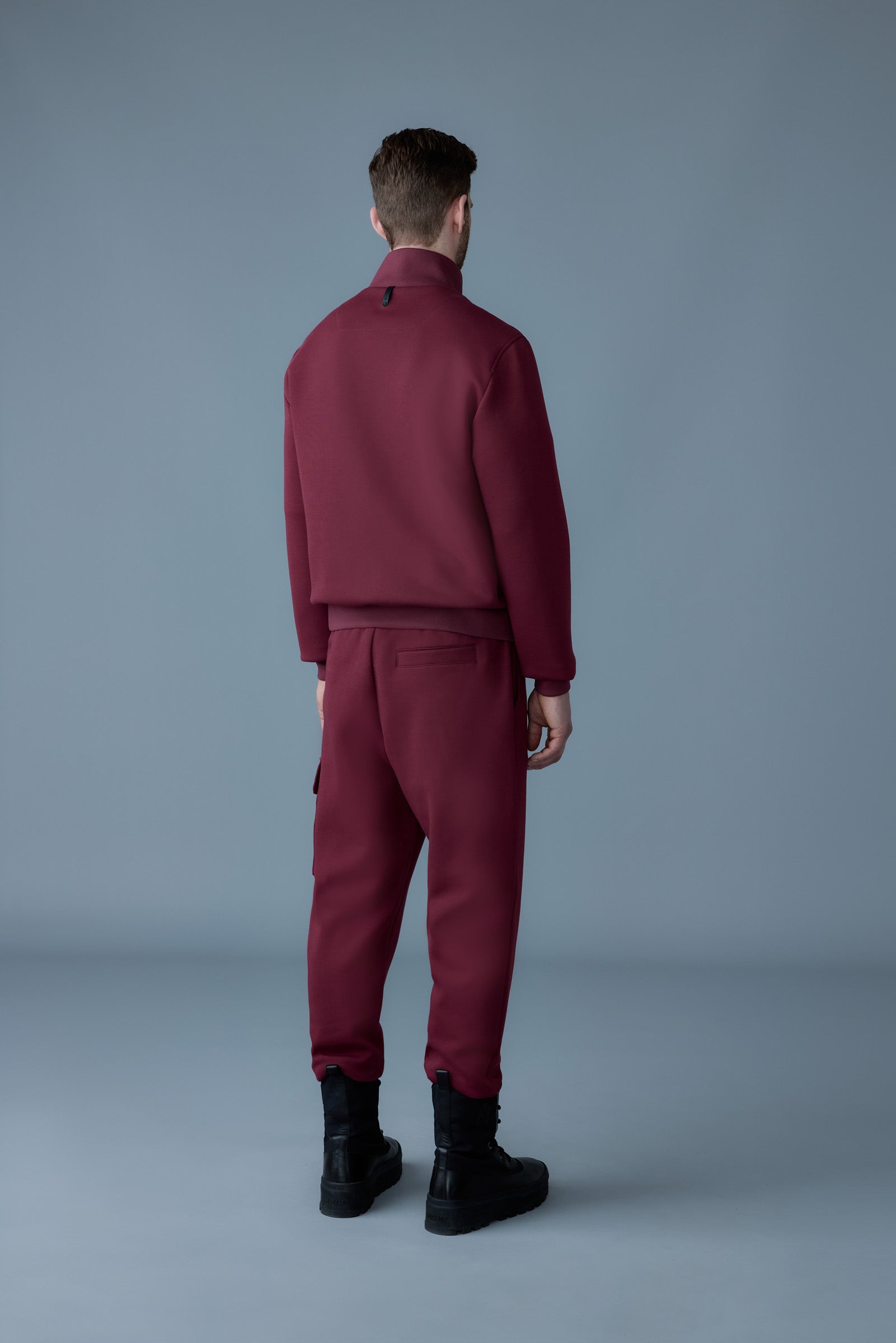 COLLIN-R Nano Down mixed media bomber jacket | Mackage® EU