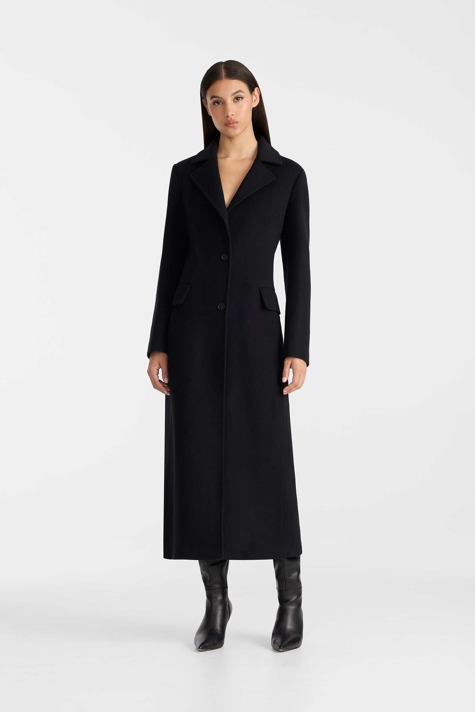 CORAZON Semi-fitted wool coat for Women | Mackage® EU