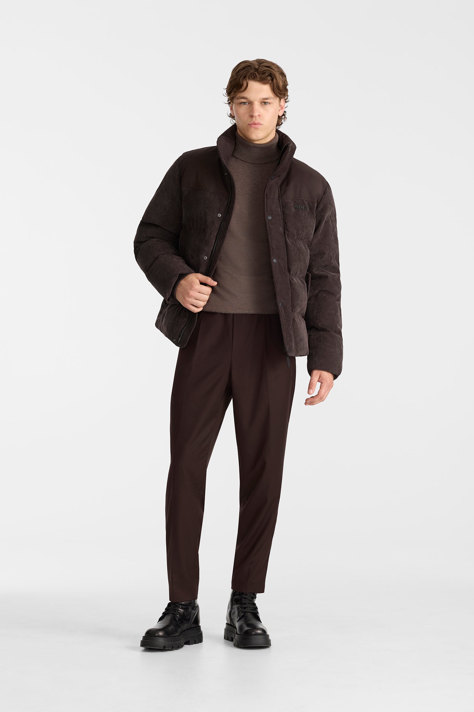 EVERETT-CDY Down corduroy jacket for Men | Mackage® EU