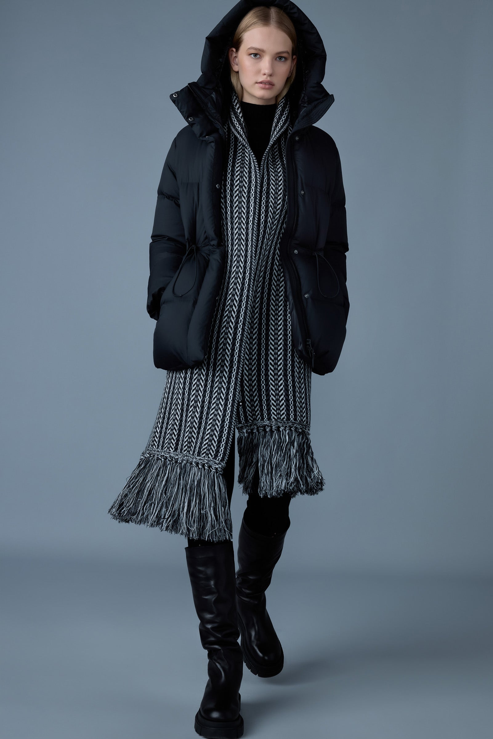 Freya-SW, softwash crinkle down jacket | Mackage® EU