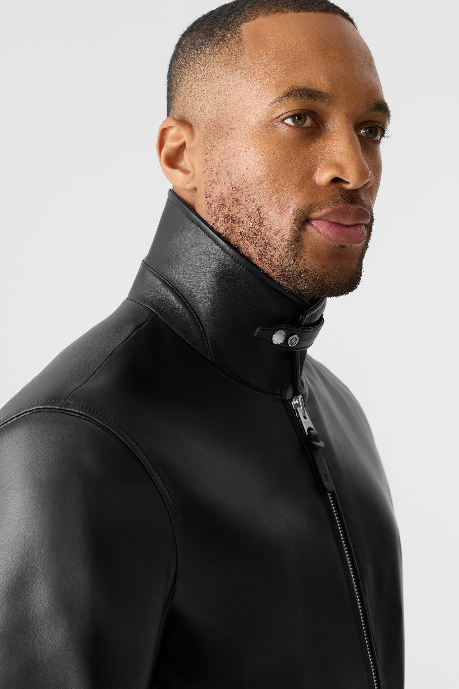JAKARI Leather Zip Jacket for Men | Mackage® EU