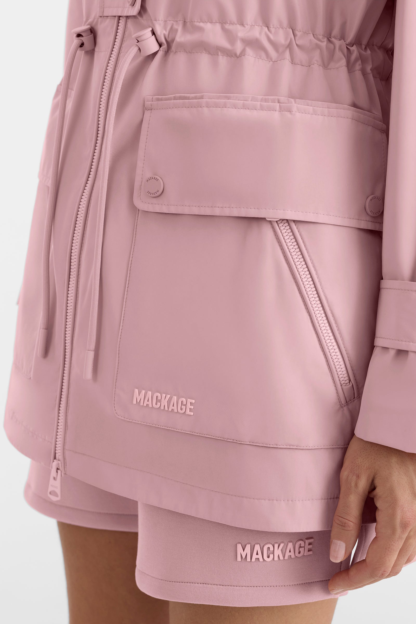 KERYN-Z Medium-Length Rain Jacket for Women | Mackage® EU