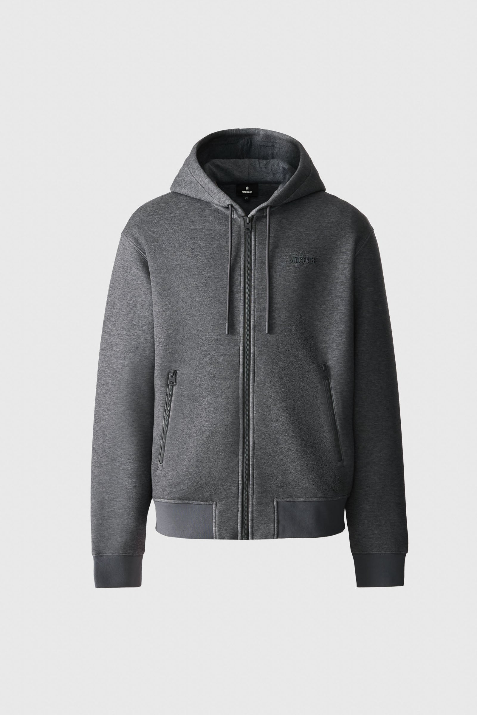 KRYSTOS double-face jersey zip-up hoodie for Men | Mackage® EU