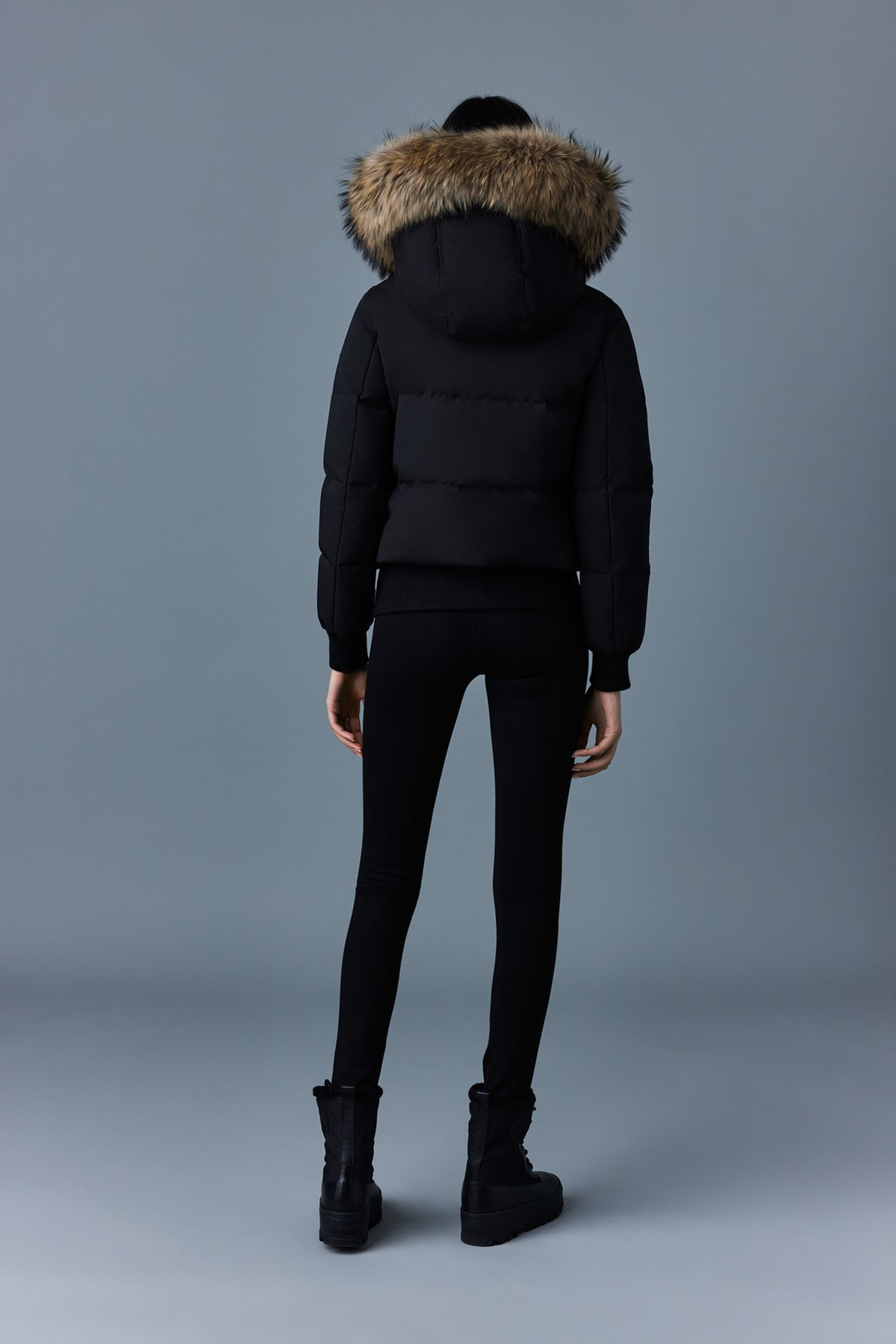 NEFI-F Down jacket - removable fur trimmed hood for Women | Mackage® EU