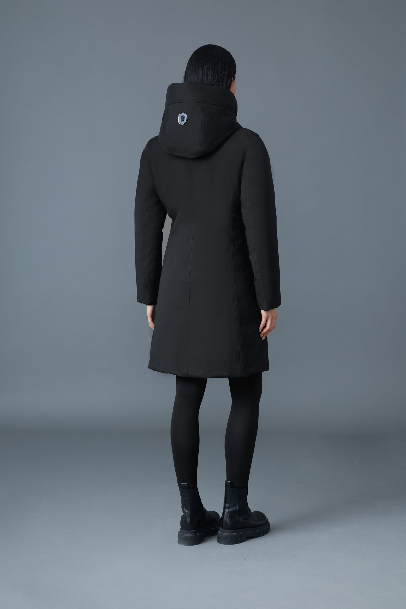 SHILOH-NF 2-in-1 fitted Down coat - removable bib for Women