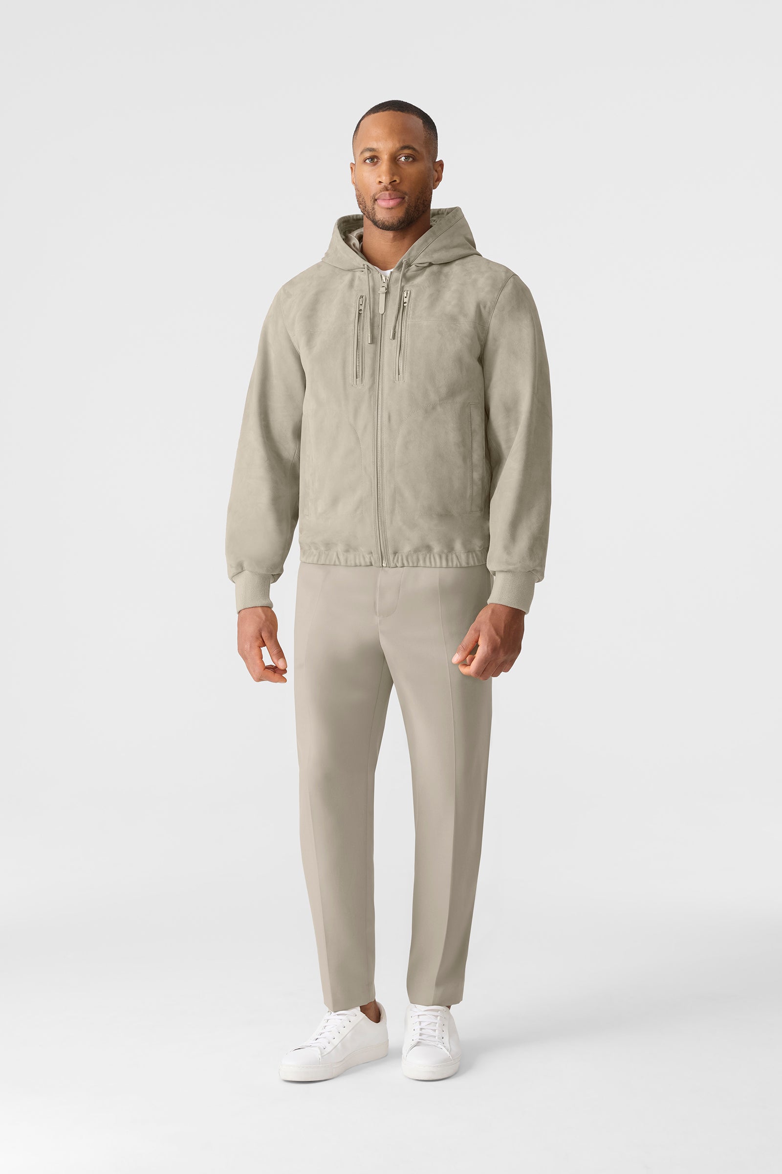 SYLAS-SU Suede Hooded Jacket for Men | Mackage® EU
