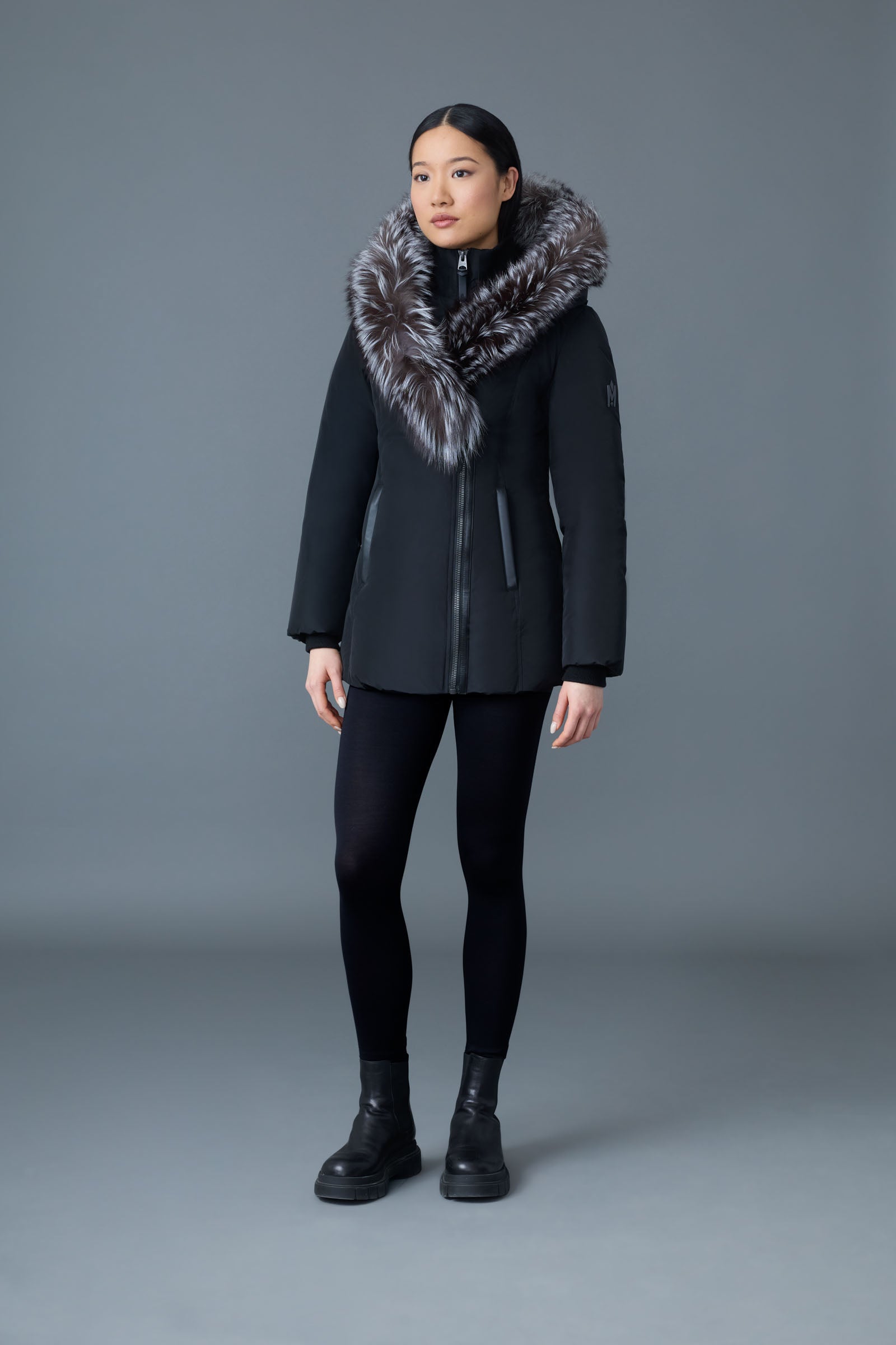 ADALI-X Down coat with fur for Women | Mackage® EU
