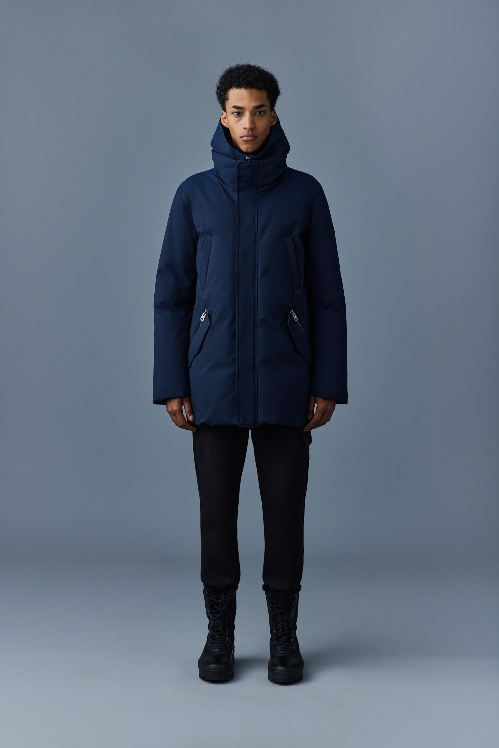 EDWARD-NFR 2-in-1 Down coat - removable hooded bib for Men