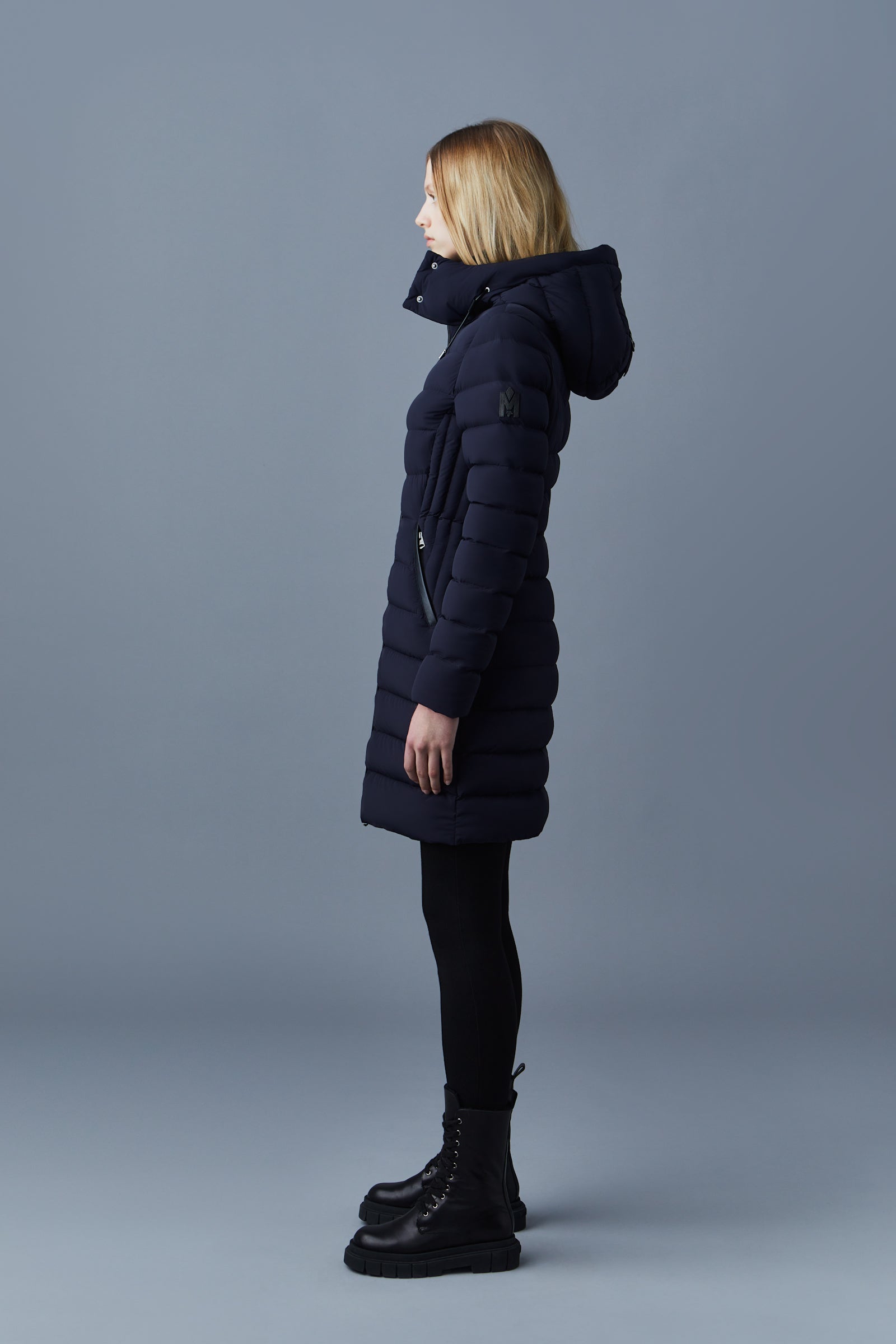 Farren, Agile-360 down coat with removable hood for ladies