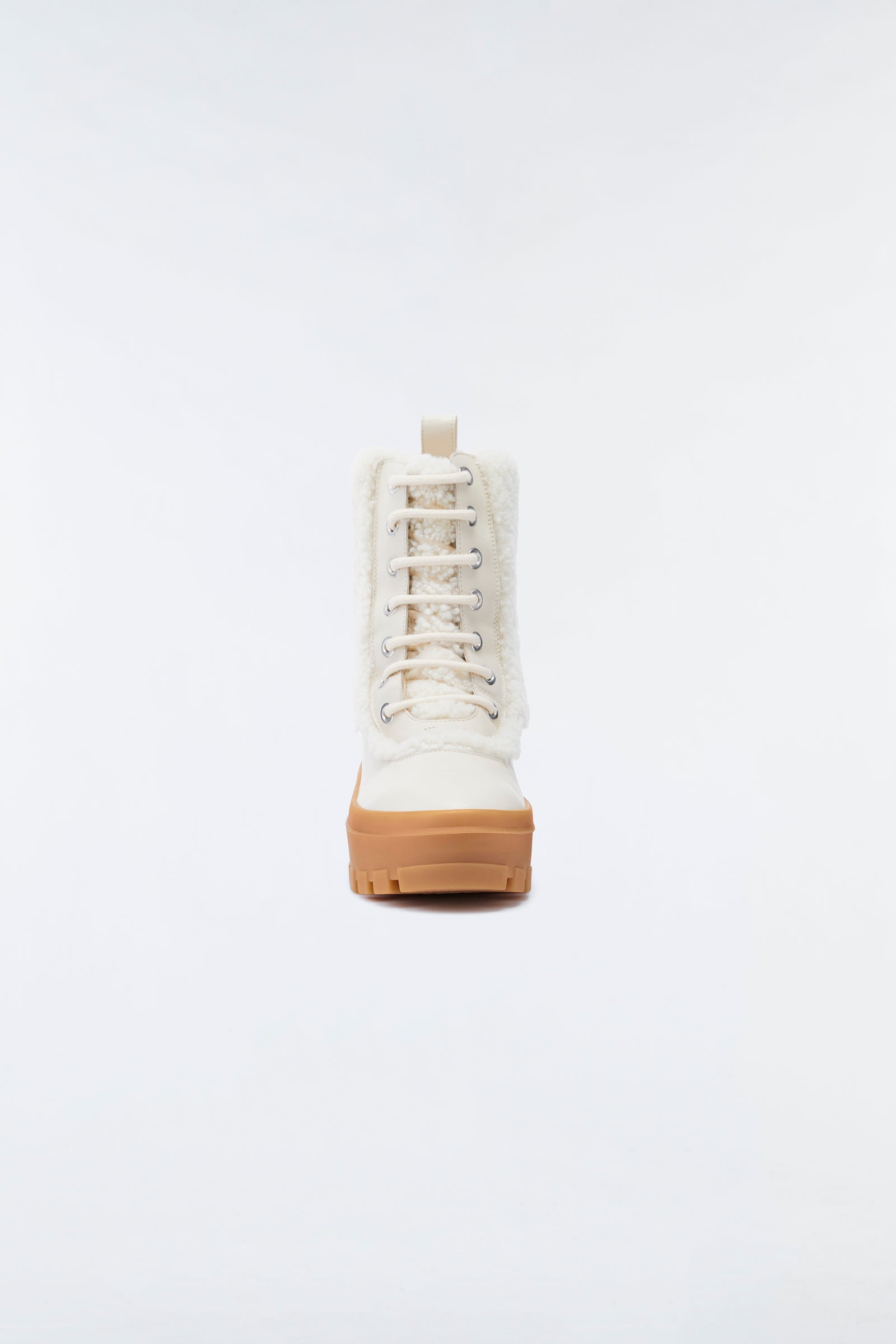 MACKAGE ホワイト Hero ブーツ Hero-MU, Unlined winter boot with Mackage signature lug tread for