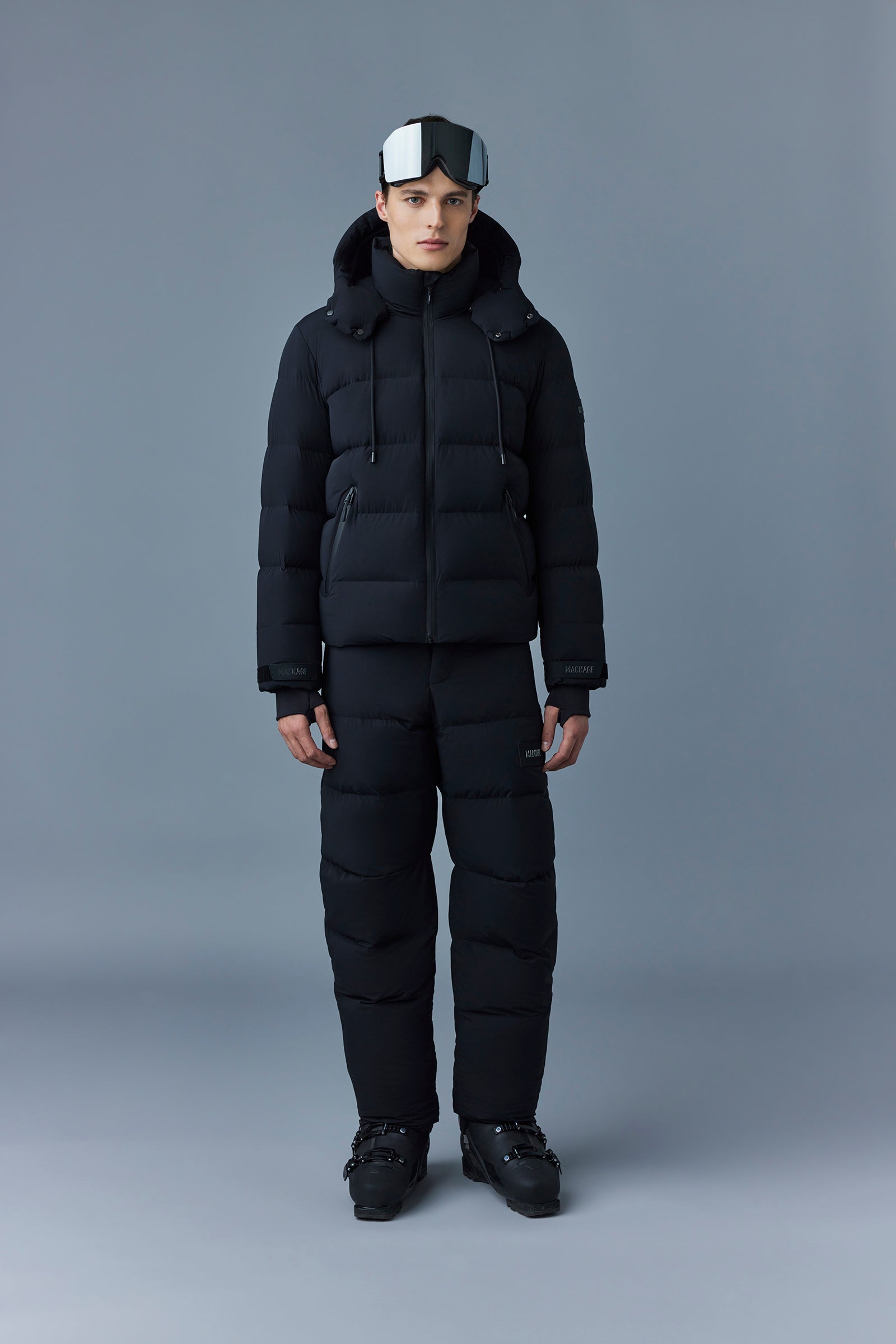 Samuel, Medium down jacket with hood for men | Mackage® EU